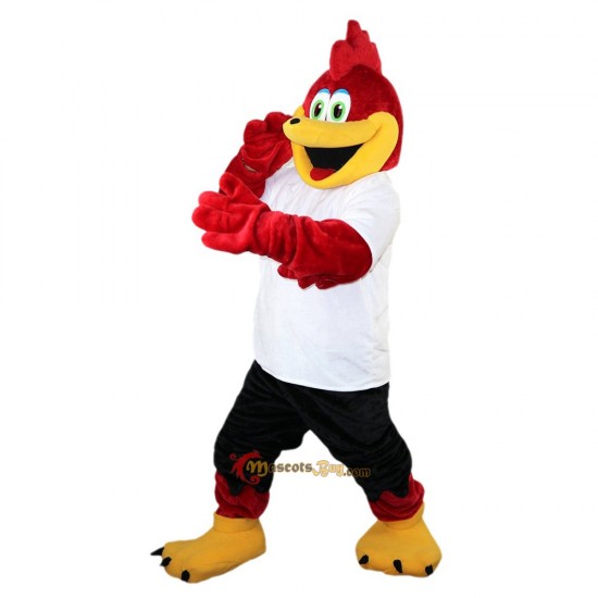 Red Sport Eagle Mascot Costume Cosplay