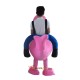 Ride on Ostrich Mascot Costume Cosplay