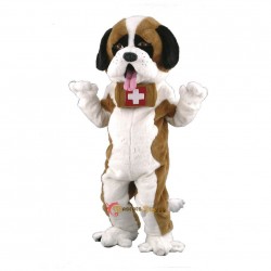 Saint Bernard Dog Mascot Costume Cosplay