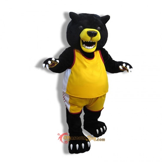 School Black Bear Mascot Costume Cosplay