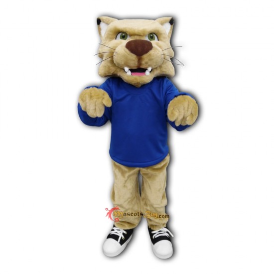 School Cute Bobcat Mascot Costume Cosplay