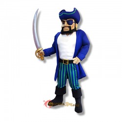 School Handsome Pirate Mascot Costume Cosplay
