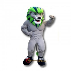 School Power Lion Mascot Costume Cosplay