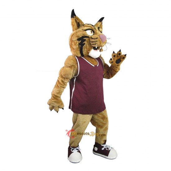 School Power Wildcat Mascot Costume Cosplay