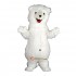 Shaggy Polar Bear Mascot Costume Cosplay