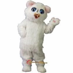 Snowball Kitty Mascot Costume Cosplay