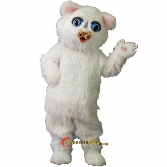 Snowball Kitty Mascot Costume Cosplay