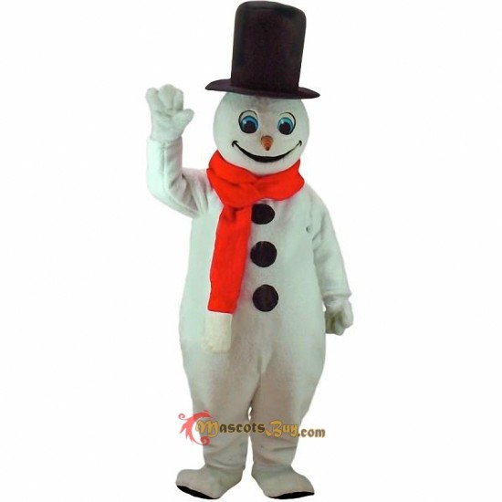 Snowman Mascot Costume Cosplay