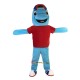 Sport Blue Dolphin Mascot Costume Cosplay