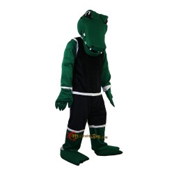 Sport Green Crocodile Mascot Costume Cosplay