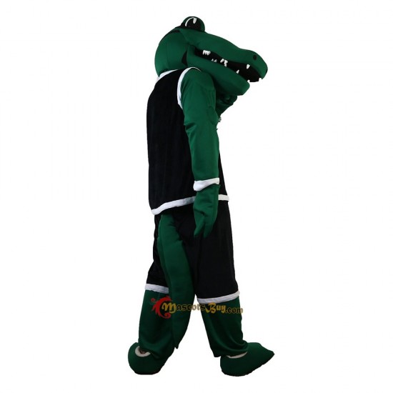 Sport Green Crocodile Mascot Costume Cosplay