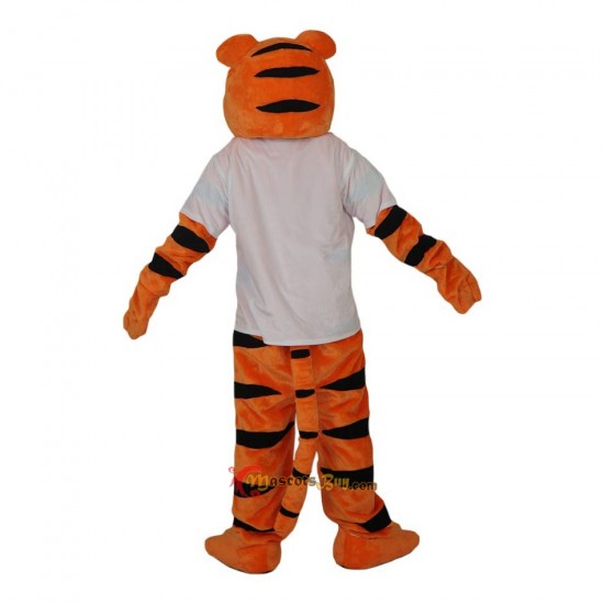 Sport Orange Tiger Mascot Costume Cosplay