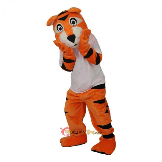 Sport Orange Tiger Mascot Costume Cosplay
