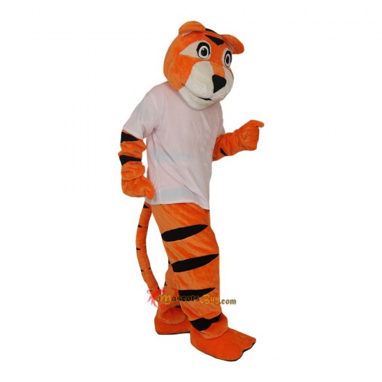 Sport Orange Tiger Mascot Costume Cosplay