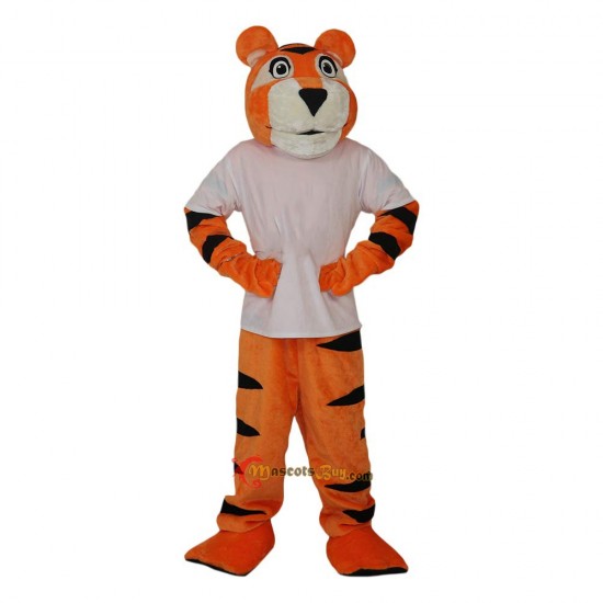 Sport Orange Tiger Mascot Costume Cosplay
