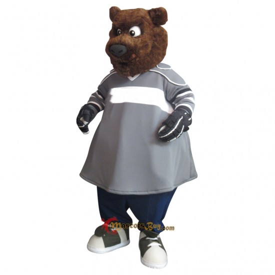 Sports Brown Bear Mascot Costume Cosplay