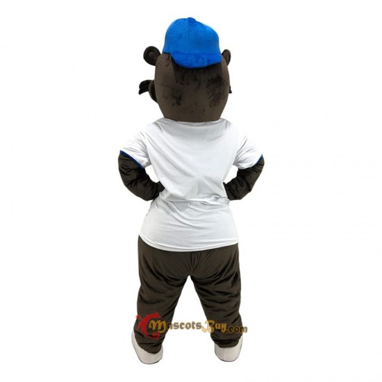 Sports Brown Beaver Castor Mascot Costume Cosplay