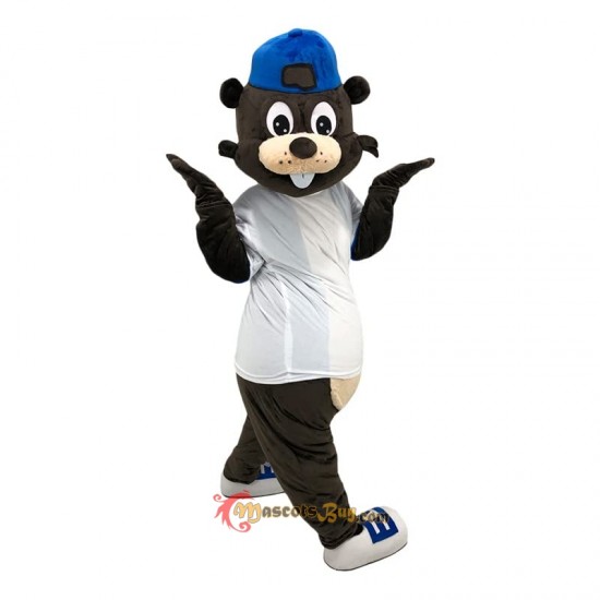 Sports Brown Beaver Castor Mascot Costume Cosplay