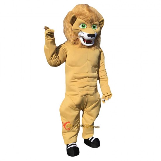 Strong Muscular Lion Mascot Costume Cosplay