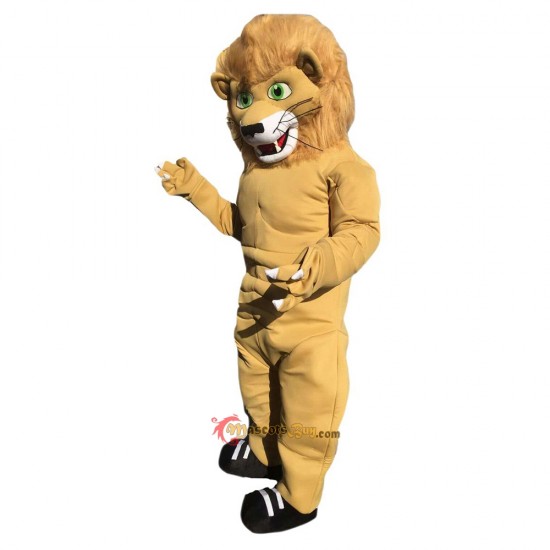 Strong Muscular Lion Mascot Costume Cosplay