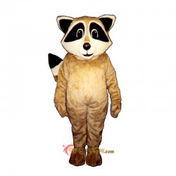 Tan Robbie Raccoon Mascot Costume Cosplay