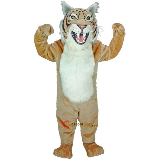 Tan Wildcat Mascot Costume Cosplay