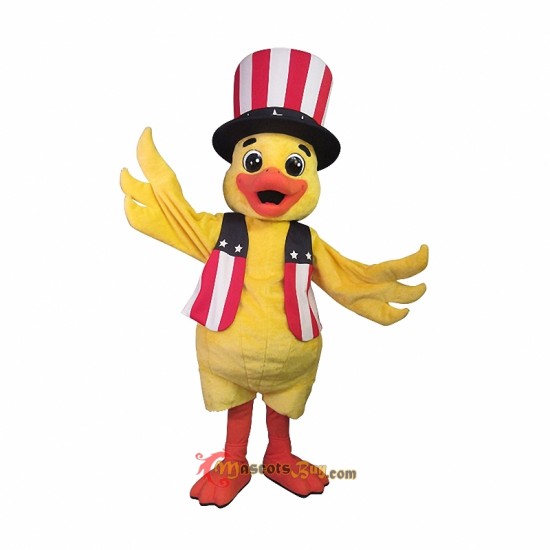 Uncle Sam Duck Mascot Costume Cosplay