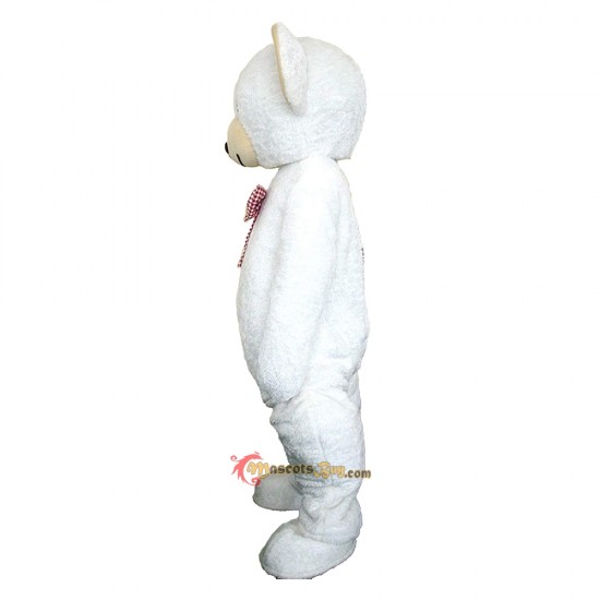 White Bear Mascot Costume Cosplay