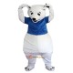 White Bear Mascot Costume Cosplay