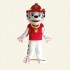 White Dalmatian Dog Mascot Costume Cosplay