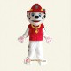 White Dalmatian Dog Mascot Costume Cosplay