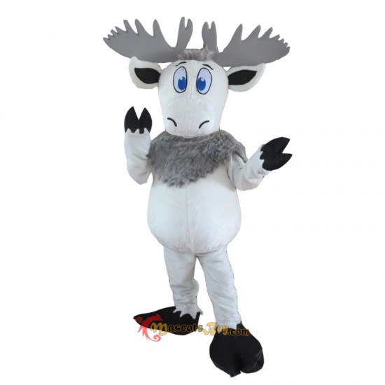 White Deer Mascot Costume Cosplay