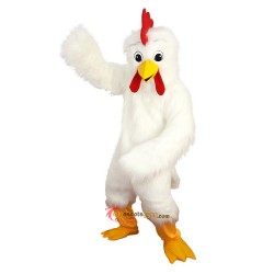 White Eagle Bird Chicken Mascot Costume Cosplay