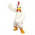 White Eagle Bird Chicken Mascot Costume Cosplay