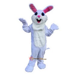 White Easter Bunny Mascot Costume Cosplay