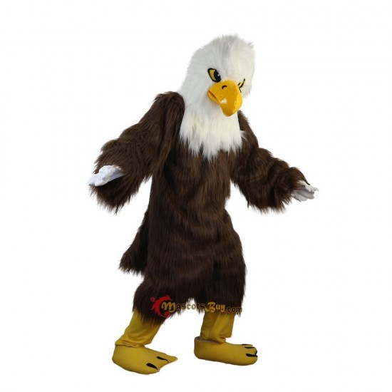 White Head Brown Eagle Mascot Costume Cosplay