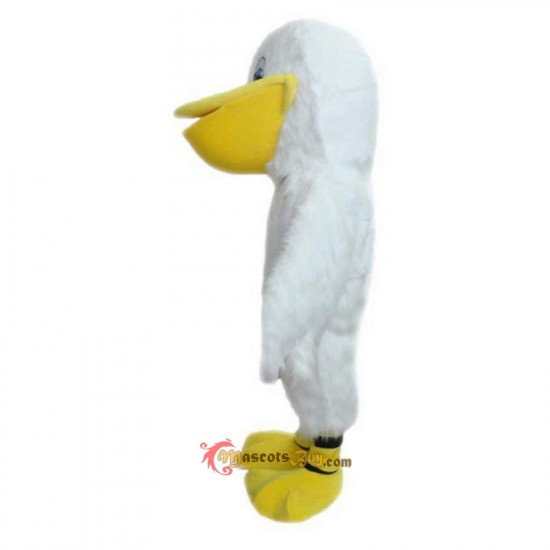 White Pelican Mascot Costume Cosplay