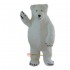 White Polar Bear Mascot Costume Cosplay