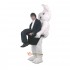 White Rabbit Mascot Costume Cosplay