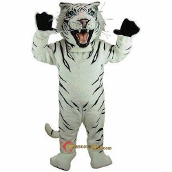 White Tiger Mascot Costume Cosplay
