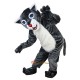 Wildcat Grey Tiger Wolf Mascot Costume Cosplay