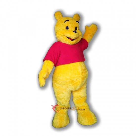 Winnie The Pooh Bear Mascot Costume Cosplay