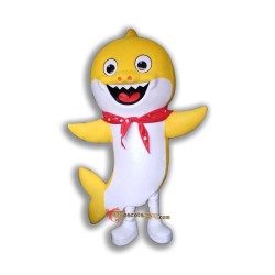 Yellow Baby Shark Mascot Costume Cosplay