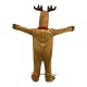 Yellow Brown Elk Deer Mascot Costume Cosplay