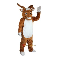 Yellow Brown Elk Moose Wapiti Mascot Costume Cosplay