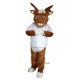 Yellow Brown Elk Moose Wapiti Mascot Costume Cosplay