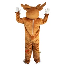 Yellow Brown Elk Moose Wapiti Mascot Costume Cosplay