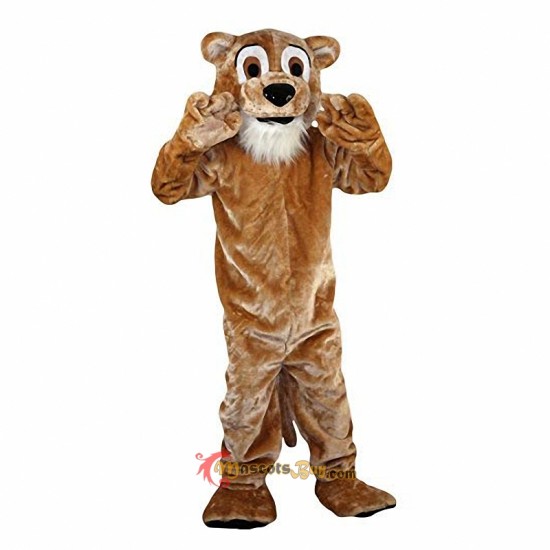 Yellow-Brown Lion Mascot Costume Cosplay