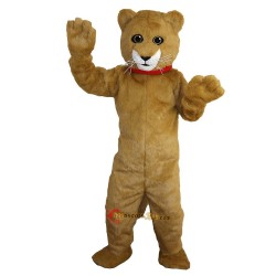Yellow Cat Mascot Costume Cosplay