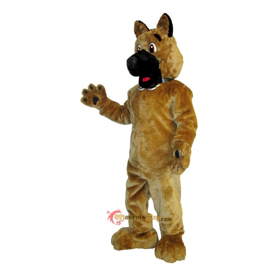 Yellow Charming Dog Mascot Costume Cosplay